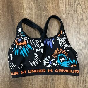Under Armour Multi Colored Racerback Sports Bra Medium Support Size Medium